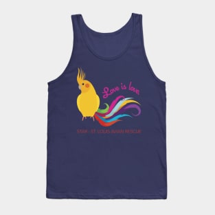 Rainbow Cockatiel - Love is Love Tank Top